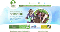 Desktop Screenshot of abbeyschool.co.uk